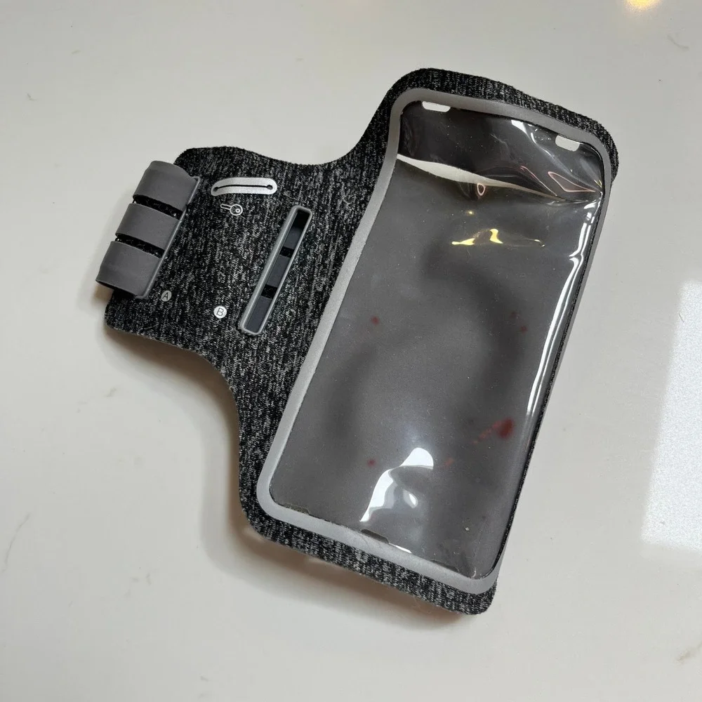StayFit+ Universal Sports Armband Phone Holder Heather‎ Gray Adjustable Running